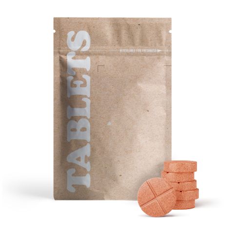 50mg L-Theanine, L-THP, Ashwagandha Tablets - Peach Citrus - Thumbnail 2