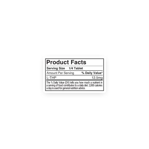 50mg L-THP Tablets - Green Apple Mint - Thumbnail 10
