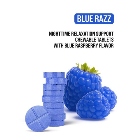 50mg L-THP Tablets - Blue Razz - Thumbnail 5